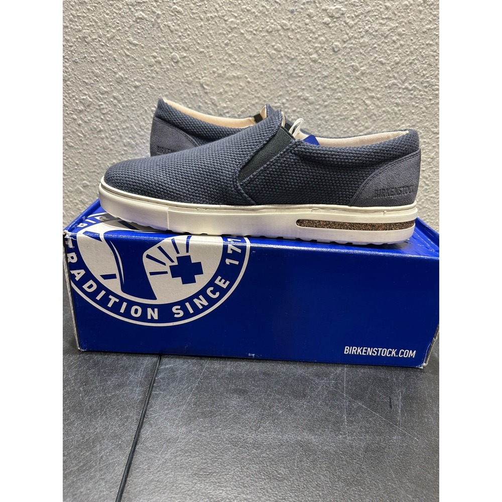 Birkenstock Oswego Textile Suede Midnight Blue EU 39 US L8 M6 Women‎ Mens - Picture 6 of 10